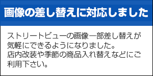 ストリートビューの一部差し替え